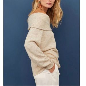 SOLD H and M off shoulder sweater